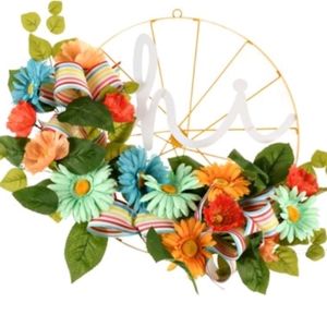 Summer Blossoms Wreath